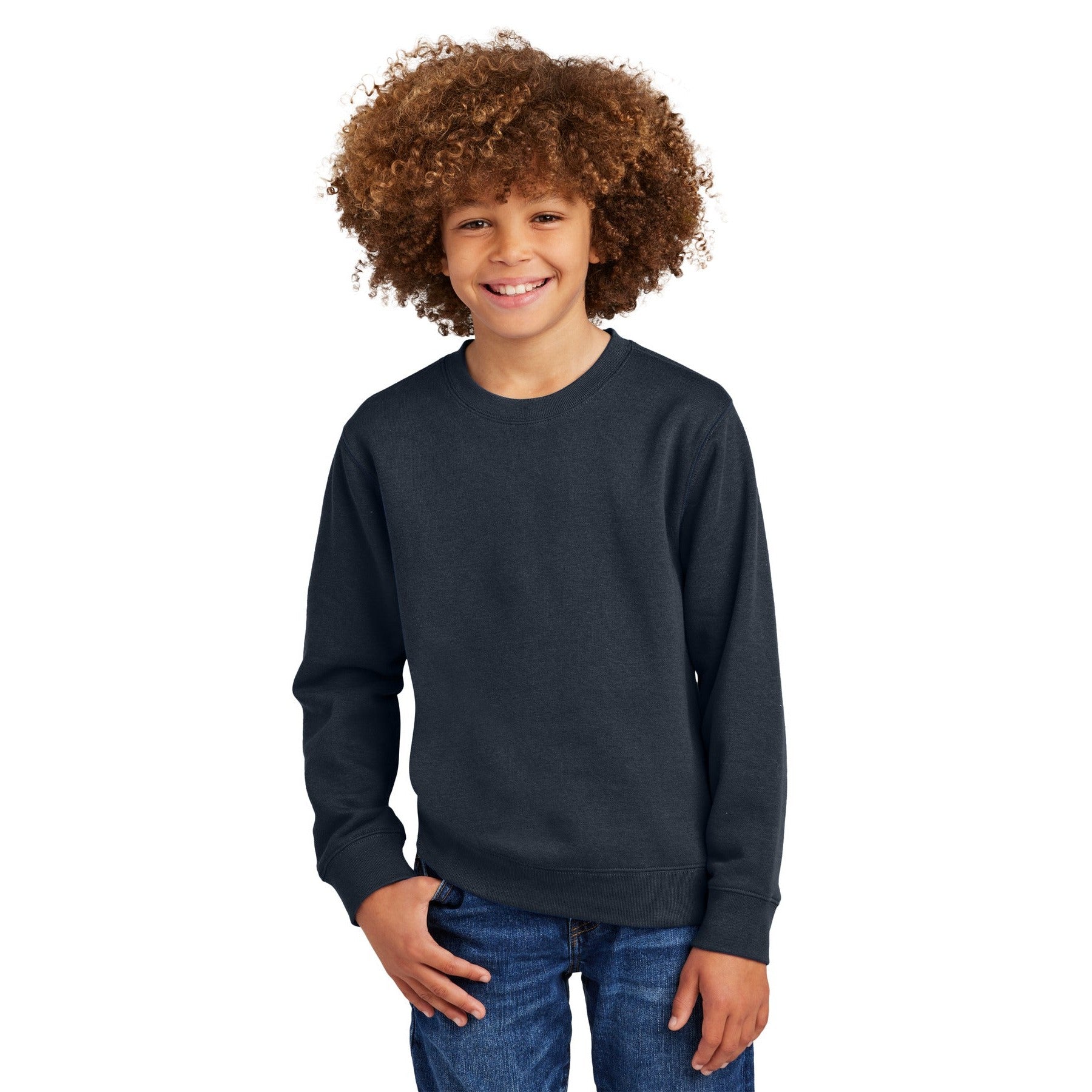 District-District® Youth V.I.T.™ Fleece Crew DT6104Y-MedTech-7